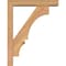 Ekena Millwork Balboa Block Smooth Bracket w/ Offset Brace, Western Red Cedar, 3 1/2"W x 14"D x 18"H BKT0402X14X18BOA05SWR - alternate 4